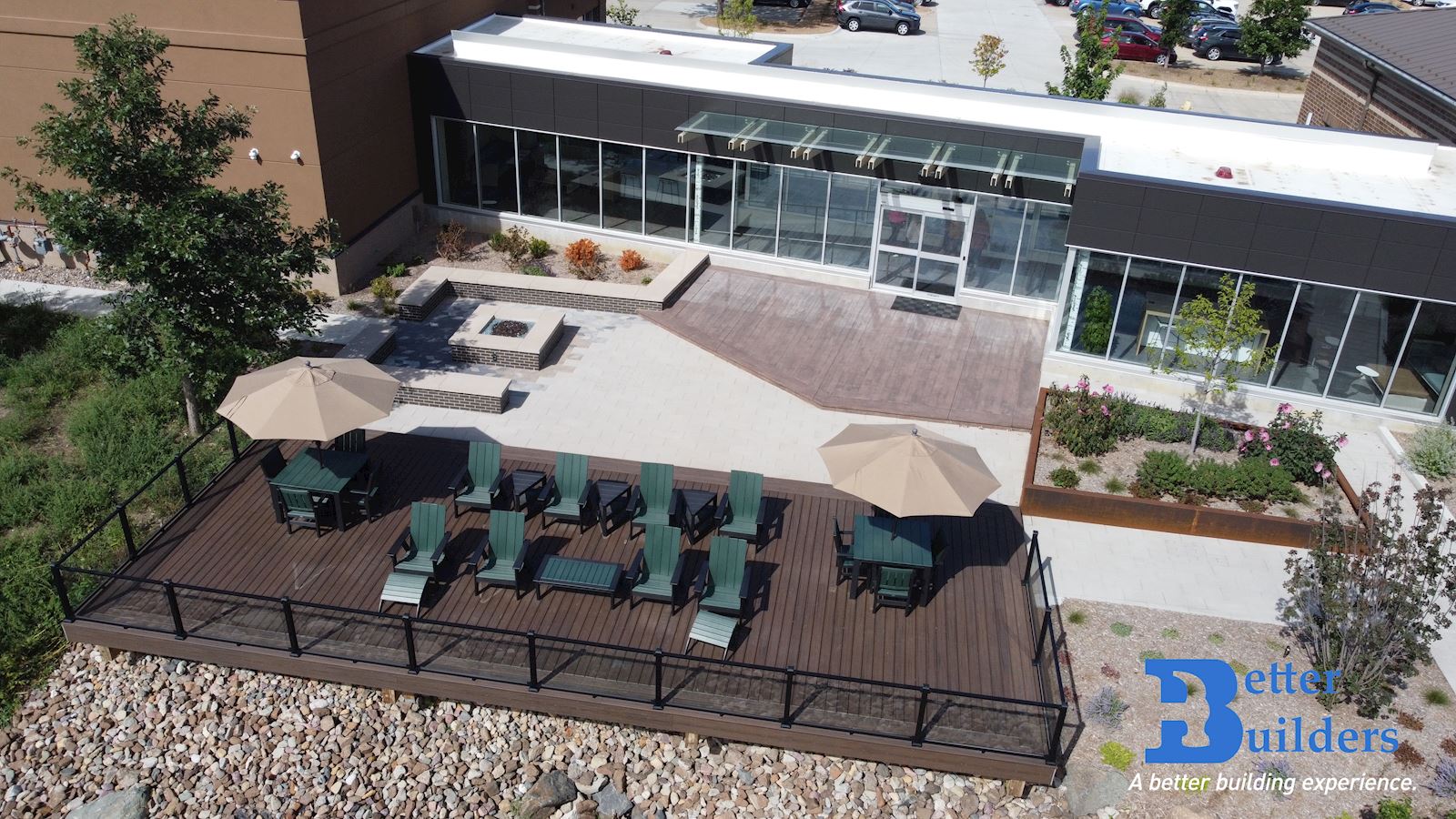 Commercial Composite Deck and Outdoor Living in West Des Moines Iowa